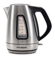 1849175.01 Чайник электрический Hyundai HYK-S3609 1.7л. 2000Вт серебристый/черный (корпус: нержавеющая сталь)