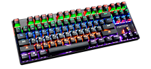 715063.50 Проводная механическая игровая клавиатура JETACCESS PANTEON T4 черная (LED подсветка, 87 клавиш,USB)