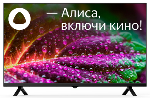 1876277.01 Телевизор LED Starwind 32" SW-LED32SG305 Smart Яндекс.ТВ Frameless черный/HD/DVB-T/60Hz/DVB-T2/DVB-C