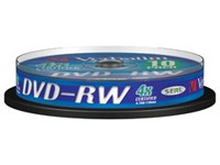51599.01 Диск DVD-RW Verbatim 4.7Gb 4x Cake Box (10шт) (43552)