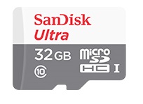 336785.01 Флеш карта microSDHC 32Gb Class10 Sandisk SDSQUNB-032G-GN3MA Ultra + adapter