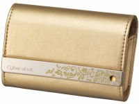 590720.01 Эксклюзивный дизайнерский чехол Sony LCS-THR для фотоаппаратов  Cyber-Shot DSC-T99D. Золотой цвет