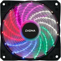 1867395.01 Вентилятор Digma DFAN-FRGB2 120x120x25mm 3-pin 4-pin (Molex)23dB 115gr LED Ret