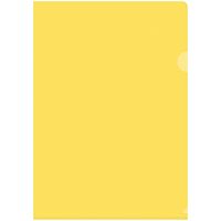 162532.66 Папка-уголок OfficeSpace, А4, 150мкм, прозрачная желтая