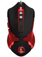 744383.50 Проводная игровая мышь PANTEON MS67 черно-красная (1200-3600dpi, 6 кнопок, LED-подсветка, USB)