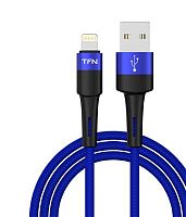 841590.28 Дата-кабель USB - Lightning, нейлон, 1.2м. Цвет:синий (TFN, TFN-С-ENV- AL1MBL)