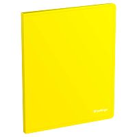 362724.66 Папка с зажимом Berlingo "Soft Touch", 17мм, 700мкм, желтая, с внутр. карманом 