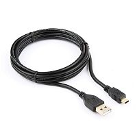 3208.81 Кабель USB 2.0 Pro Cablexpert CCP-USB2-AM5P-6, AM/miniBM 5P, 1.8м, экран, черный, пакет