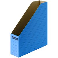 225417.66 Накопитель-лоток архивный OfficeSpace (микрогофрокартон), ширина 75мм, синий