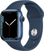756929 Умные часы Apple Watch Series 7 45 мм синие EU (розница)
