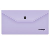300425.66 Папка-конверт на кнопке Berlingo "Instinct", C6, 180мкм, лаванда AKk_06507