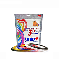 2925975.85 Пластик UNID PRO-6, для 3Д ручки, 6 цветов в наборе, по 10 метров  