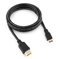 862294.42 Кабель HDMI-miniHDMI Cablexpert CC-HDMI4C-6, 19M/19M, v2.0, медь, позол.разъемы, экран, 1.8м, черный