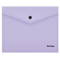 300421.66 Папка-конверт на кнопке Berlingo "Instinct", А5+, 180мкм, лаванда