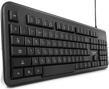 15101.81 Клавиатура с подстветкой Gembird KB-200L, USB, черный, 104 клавиши, подсветка белая, кабель 1.45м