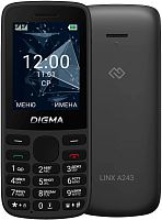 1888906.01 Мобильный телефон Digma Linx A243 32Mb темно-синий 2Sim 2.4" TFT 240x320 LT2077PM