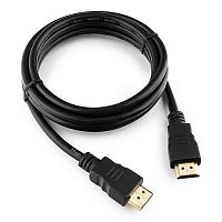 6936.81 Кабель HDMI Cablexpert CC-HDMI4-6, 1.8м, v2.0, 19M/19M, черный, позол.разъемы, экран, пакет
