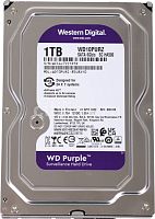 1526826.01 Жесткий диск WD SATA-III 1Tb WD10PURZ Surveillance Purple (5400rpm) 64Mb 3.5"