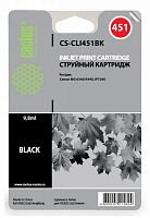 807035.01 Картридж струйный Cactus CS-CLI451BK черный (10.2мл) для Canon MG6340/5440/IP7240