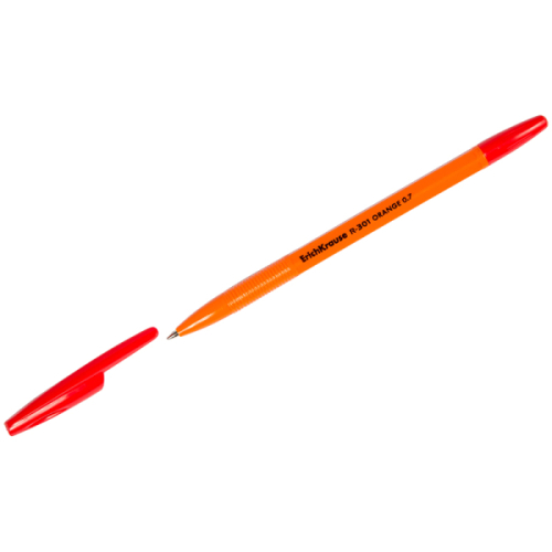 255311.66 Ручка шариковая Erich Krause "R-301 Orange" красная, 0,7мм, штрихкод