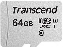 1127317.01 Флеш карта microSDXC 64Gb Class10 Transcend TS64GUSD300S w/o adapter