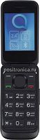 1100990.01 Мобильный телефон Alcatel 2053D OneTouch черный раскладной 2Sim 2.4" 240x320 0.3Mpix GSM900/1800 GSM