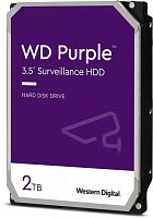1807014.01 Жесткий диск WD SATA-III 2Tb WD22PURZ Surveillance Purple (5400rpm) 256Mb 3.5"