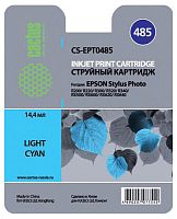 690109.01 Картридж струйный Cactus CS-EPT0485 светло-голубой (14.4мл) для Epson Stylus Photo R200/R220/R300/R3