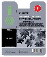 690098.01 Картридж струйный Cactus CS-CLI8BK черный (12мл) для Canon MP470/MP500/MP530/MP600/MP800/MP810/MP830