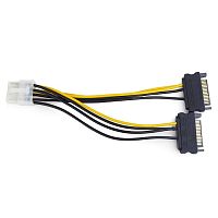 13420.81 Разветвитель питания Cablexpert CC-PSU-83, 2xSATA->PCI-Express 8pin, для подключения в/к PCI-Е (8pin