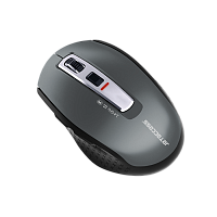 704064.50 Беспроводная мышь JETACCESS OM-B92G серая (800/1200/1600dpi, 5 кнопок, USB 2,4G & Bluetooth 4.0)