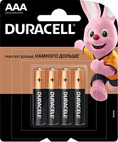 1064271.01 Батарея Duracell Basic CN LR03-4BL MN2400 AAA (4шт)